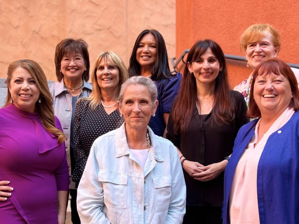 Sue Chan with women community leaders