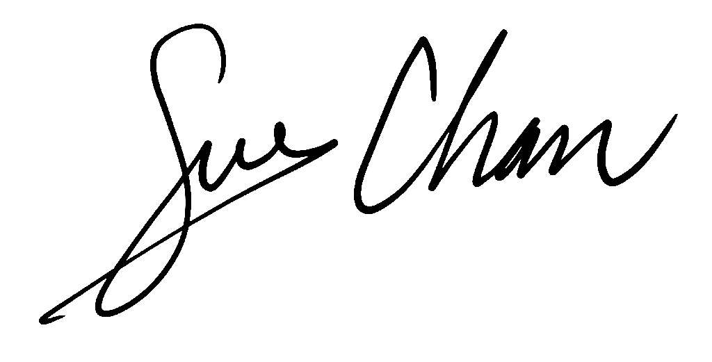 Sue Chan signature